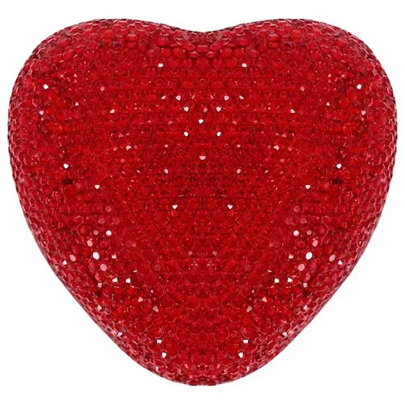 NEW Sparkling Swarovski Rhinestone Crystal Heart Bling Jewelry Ring Box … - Picture 5 of 17